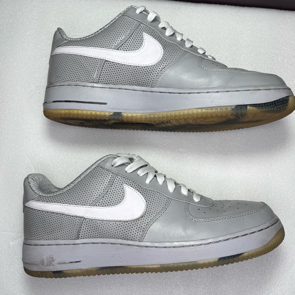 Nike Air Force 1 Low Premium Futura Be True Grey Size 11navy Limited Edition.
